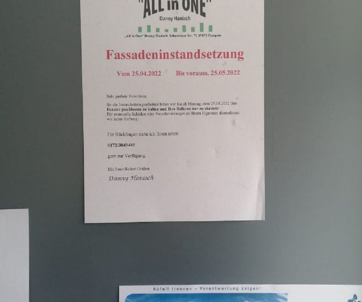 Fassadeninstandsetzung